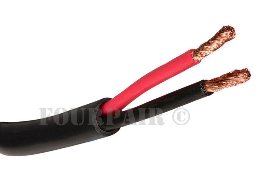 14 AWG Gauge 14/2 In-Wall Outdoor Burial UV CL3 Speaker Wire Cable Black 250FT