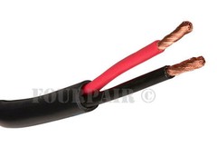 14 AWG Gauge 14/2 In-Wall Outdoor Burial UV CL3 Speaker Wire Cable Black 250FT