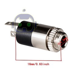 10PCS 3.5mm Female Stereo Audio Jack Connector Panel Mount
