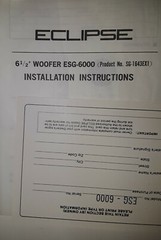 (2) Eclipse ESG-6000 | 6 1/2″ 250w Subwoofers | Fujitsu Ten Limited (Brand New!)