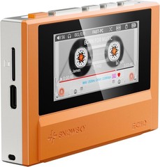 FiiO Echo Retro Hi-Res Portable DAP, Dual DAC, Bluetooth 4.4mm Balanced (Orange)