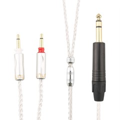 16cores Silver Plated Headphone upgraded Cable for Sonorous D8000