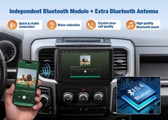 Eonon DGRMX7 Car Stereo for RAM 1500 Classic Wireless CarPlay 9″Android Auto DSP