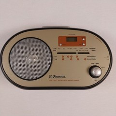 Emerson AM FM Weather Band Radio RP1103 tested and works AC or battery power