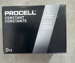 Procell D Alkaline Batteries 1.5V PC1300 Low Drain Devices MAR 2035 Expiry