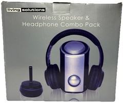 Wireless Living Solutions Duo Bluetooth Speaker & Headphones—SHIPS IN 24 HOURS—