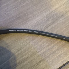 ProCo MusicMover Cable 15′ 120S1 Instrument Cable, Right Angle to Straight USA