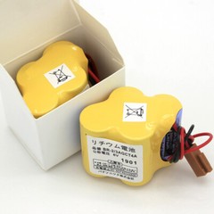10X BR-2/3AGCT4A A98L-0031-0025 6V 4400mAh High Capacity Battery for Fanuc +Plug