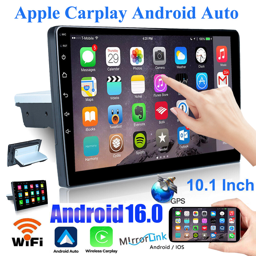 Car Stereo Radio Auto Carplay Android 16 10.1″ Double 2Din Touch Screen GPS WIFI