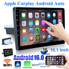 Car Stereo Radio Auto Carplay Android 16 10.1″ Double 2Din Touch Screen GPS WIFI
