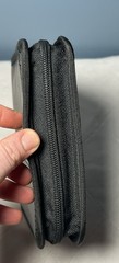 Case Logic CD DVD Travel Case 28 Black Vinyl Zip Closure