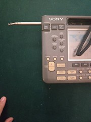 Sony ICF-SW55 World Band Radio LW/MW/SW/FM Stereo Receiver FOR PARTS ONLY