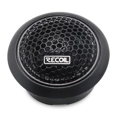 Recoil RET1 Echo Series 1-Inch Car Audio Component Neodymium Silk Dome Tweeters