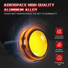 4x Raptor Style LED Amber Grille Lights Kit For Toyota Tacoma TRD Pro 2016-2023