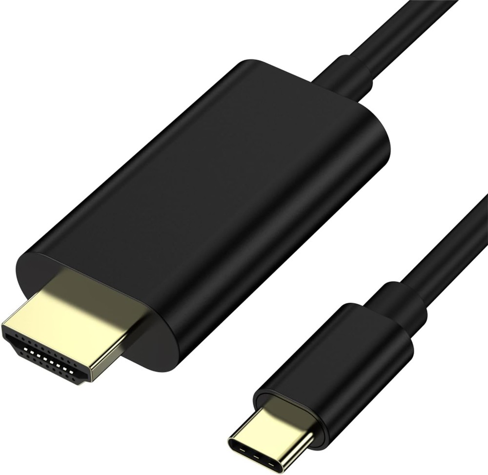 USB C to HDMI Cable（6FT）, [4K, High-Speed] Type C Cable for Home…