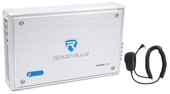 Rockville RXM-S20 1600W Peak 4-Channel Micro Marine/ATV Amplifier, Water-Resi…