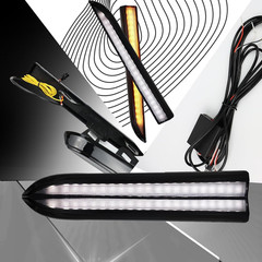 2001-04 Tacoma Front Bumper Trim LED DRL Sequential Turn Signal–Compatible