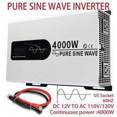 12V DC 120V AC 4000W 8000W Pure Sine Wave Inverter Voltage Converter