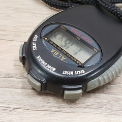 Alba Stop Watch Sport Timer SW01-X008 With Neck Strap Tested