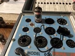 VINTAGE PAIR GE 5814A AMP TUBES FIVE STAR