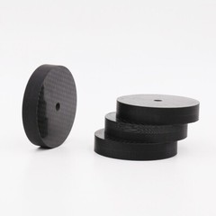 4Pcs 40MM*10MM Carbon Fiber Speaker Amplifier Isolation Spike Pad Stand Base