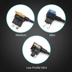 10pc 12V Car Add-a-Circuit Fuse Adapter w/ Standard & Mini Tap Blade Fuse Holder