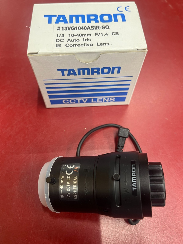TAMRON 13VG1040ASIR-SQ IR Corrective Lens 10-40mm 1/3” F1.4 CS DC Auto Iris NEW!