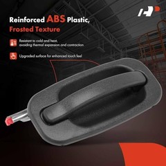 – Passenger Side Exterior Door Handle – Compatible Rear Right Textured Black