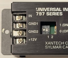 (4) XANTECH UNIVERSAL INTERFACE MODULE 797 SERIES. plus accessories.