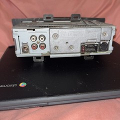 VTG Kenwood KRC-607 Cassette/ KDC-D300 CD oldschool graphics eq unTested