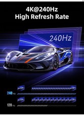 🔥HDMI 2.1 Switch 3 in 1 Out, 8K@60Hz with Remote, 4K@120Hz/240Hz, VRR, HDR10+