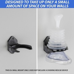 Compact Wall Mount Holder for LifeVac and Rescue Device Kits – Easy Access