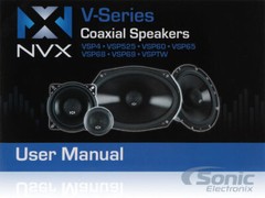 NVX VSP4 150W RMS 4″ V-Series 2-Way Coaxial Car Speakers