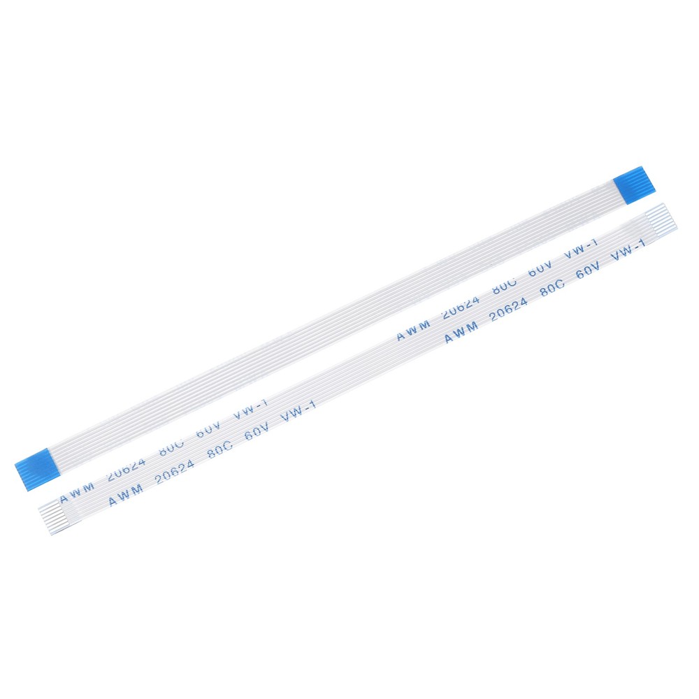 5Pcs Flexible Flat Cable 8 Pins 0.5mm Pitch 100mm FPC FFC Ribbon Cable (A Type)