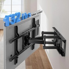 Articulating TV Wall Mount for 37-84 Inch TVs – Durable Alloy Steel Construction