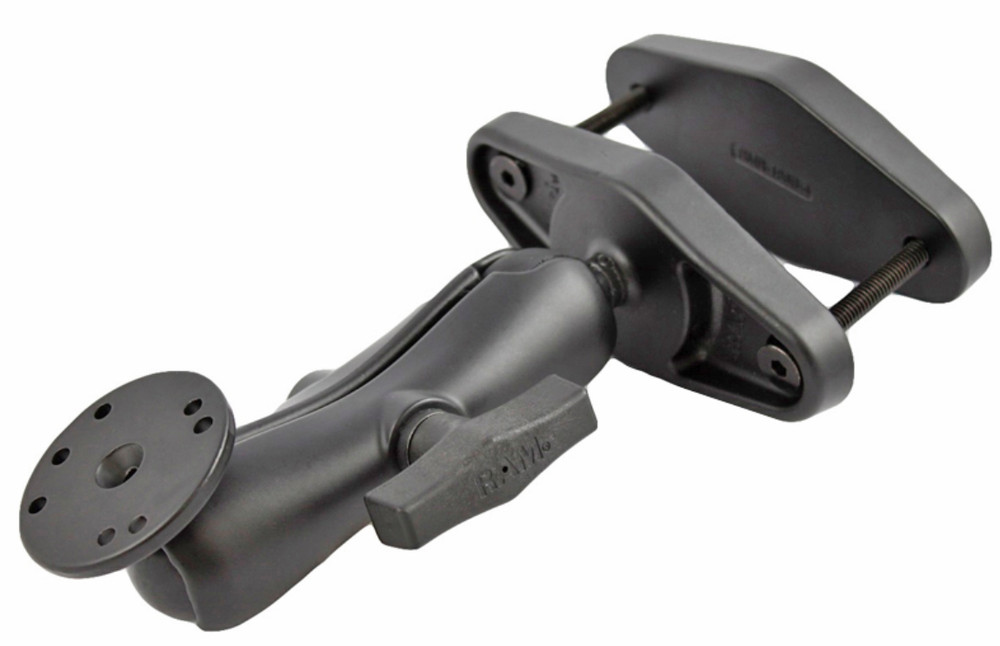RAM-101U-247-4 RAM 4″ Max Clamp w/ C Size 1.5″ Ball, Arm & 2.5″ Round AMPS Base
