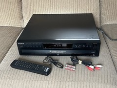 Sony CDP-CE375 5-Disc CD Player w/ Digital Optical Out + Remote Tested SEE VIDEO