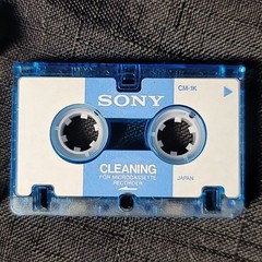 Sony Microcassette CM-1K Cleaning Cassette 0.8m For Microrecorder tape CM-1KA