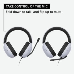 Sony INZONE H3 Wired Gaming Headset with 360 Spatial Sound MDR-G300 PS5 White