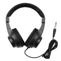 6.5mm Over Ear Wired Stereo Headphones Studio Monitoring Recording Headset N0M6