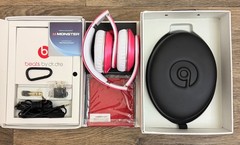 Beats Studio by Dr. Dre Monster Pink Headphones Complete w/ Box Case Tested