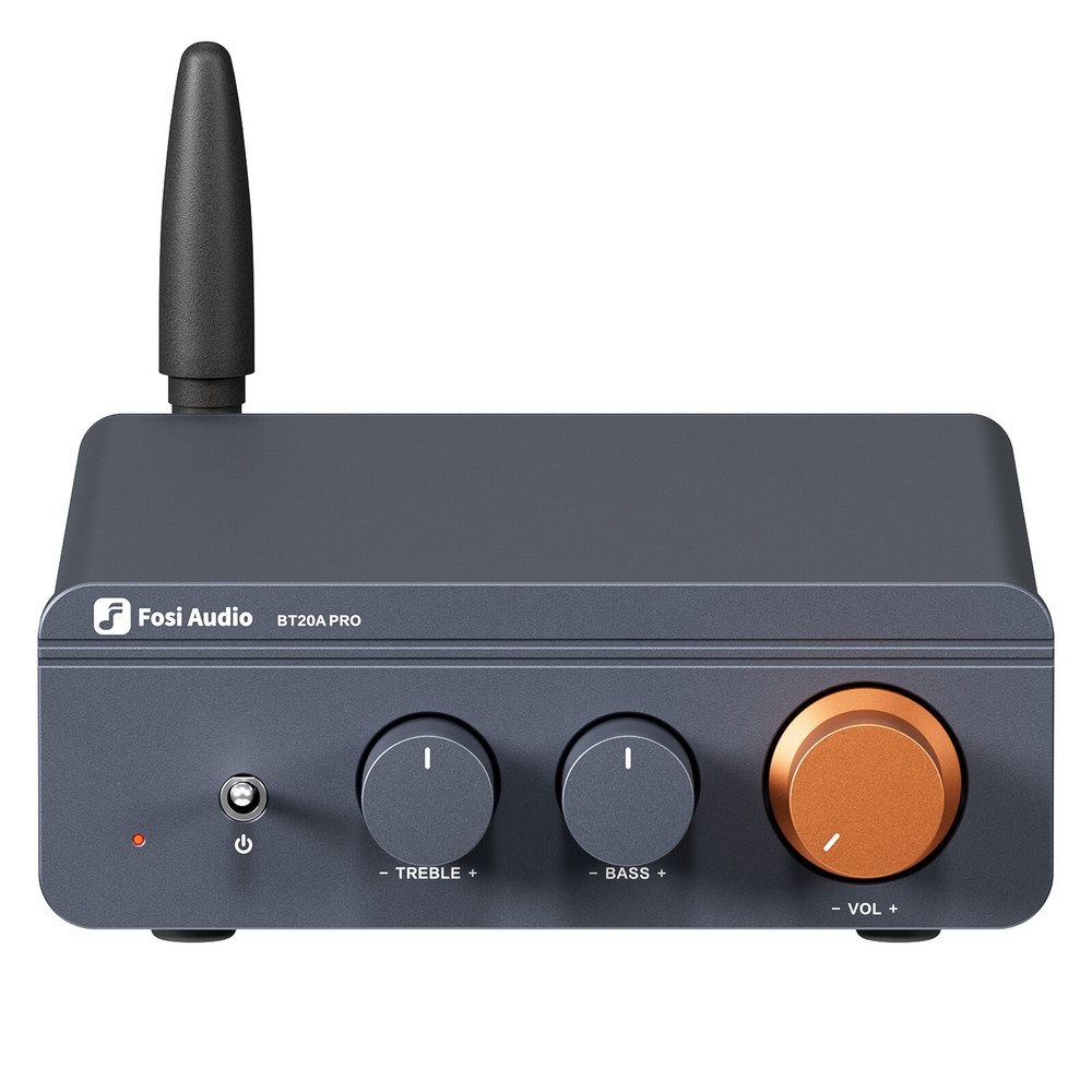 Fosi Audio BT20A Pro 48V Amplifier Bluetooth Home Stereo HiFi Class D TPA3255