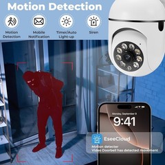 4-Pack Wireless 5G WiFi Security Camera System Smart Outdoor Night Vision 1080P