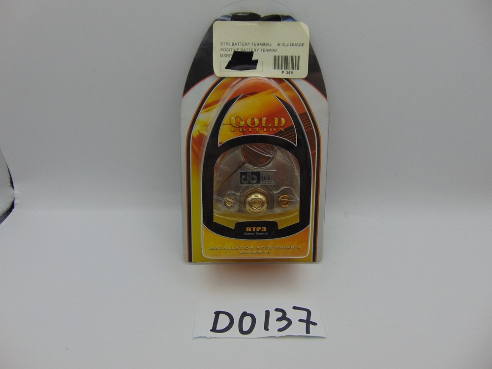 New DB Link Car Audio Platinum BTP3 Positive Battery Terminal 4 Awg 8 awg 10 Awg