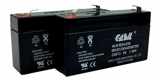 2 Pack Casil 6v 1.3ah Battery for Power Patrol SLA0865 PANASONIC LC-R061R3PU R