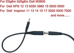 [10 Pack] Dongle Tip Adapter for Dell Connector Converter Cable 7.4mm Female to