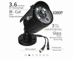 XVIM 8CH DVR H.265+ Outdoor CCTV 1080P 4 Security Camera System IR Night Vision