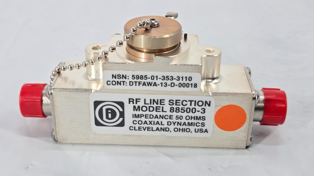 Coaxial Dynamics 88500-3 line Section Radio 50 Ohms