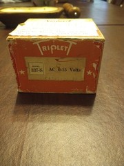 Awesome Vintage Made In The USA Triplet AC 15 Vintage Meter With Box