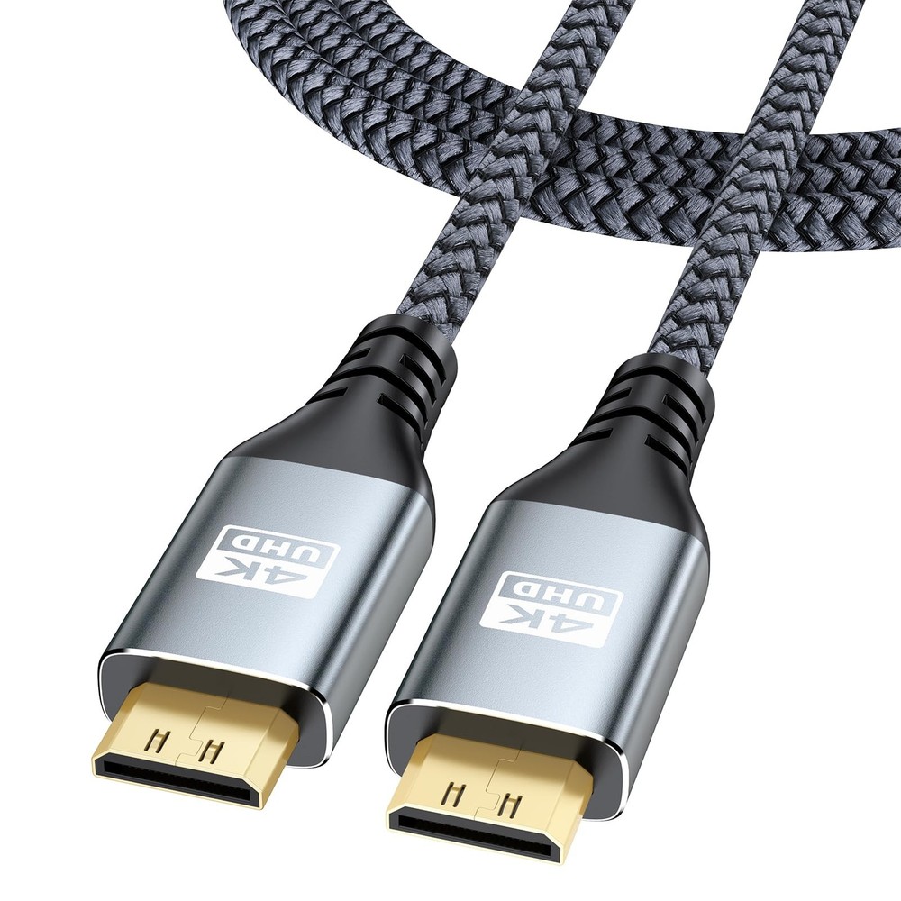4K Mini HDMI to Mini HDMI Cable 3.3FT, HDMI Mini Cable 4K60Hz, 2K120Hz, 1080P…